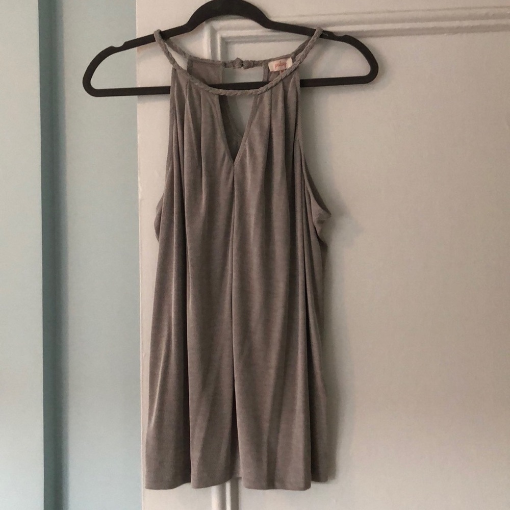 Soft braided tank top